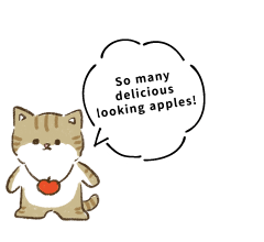 So many delicious looking apples!