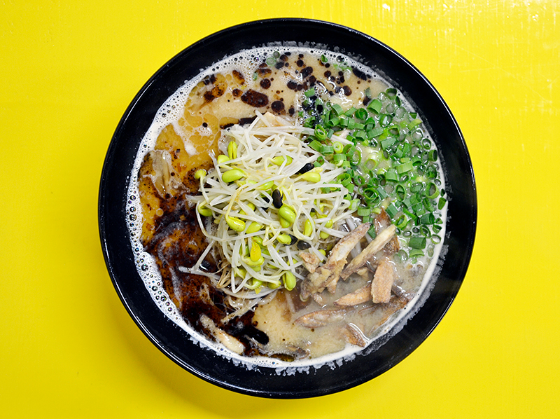 黒千石のもやし好きラーメン