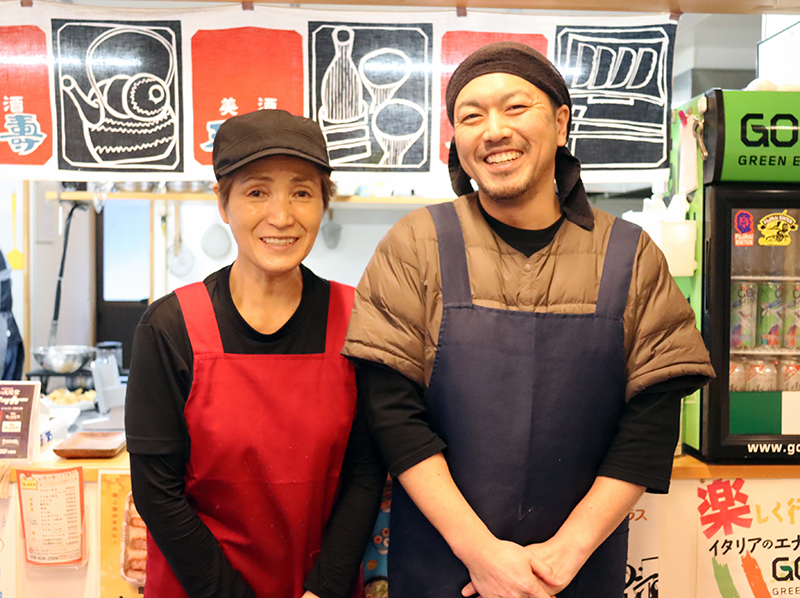 代表の佐々木元気さんと母・千恵美さん