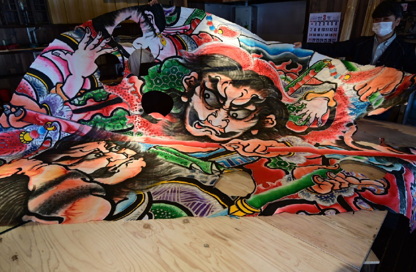 大きなねぷた絵