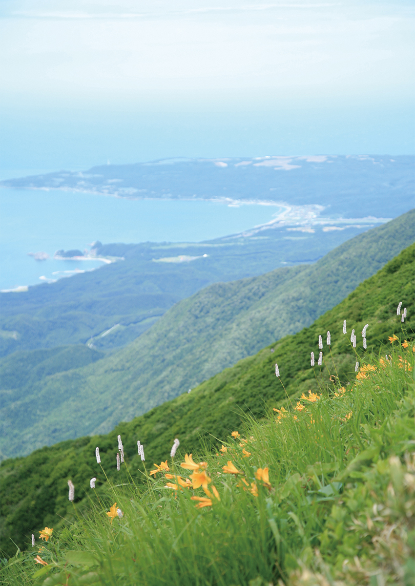 白神岳からの光景