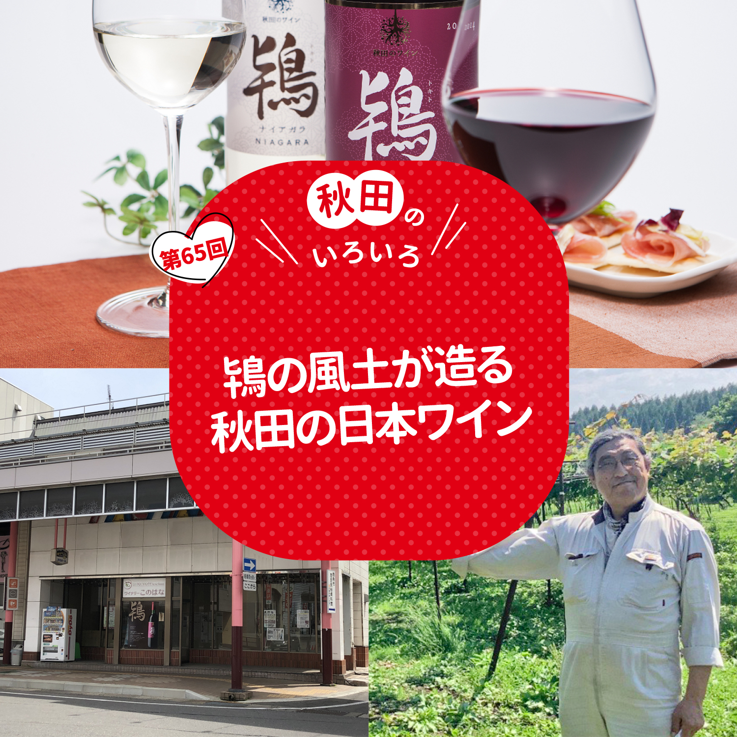鴇の風土が造る秋田の日本ワイン