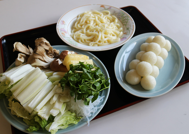 赤倉山荘のだまこ鍋