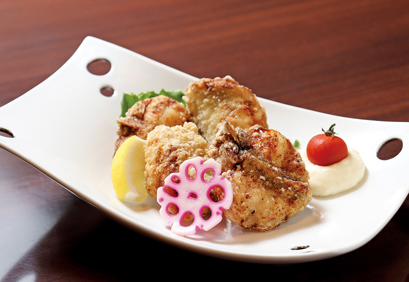名物ゴマふぐの唐揚げ