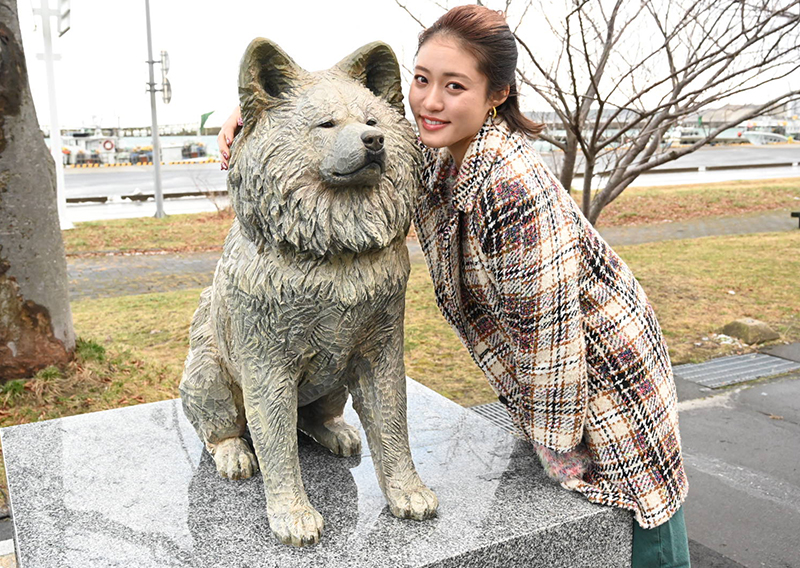 わさおの銅像
