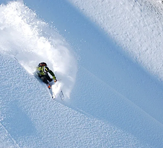非圧雪のパウダースノー！