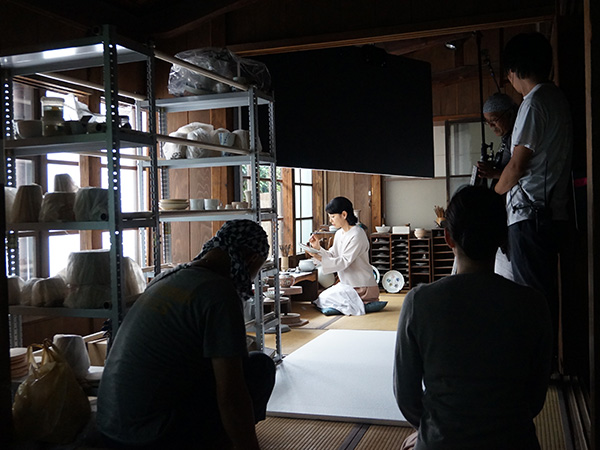 九谷焼窯跡展示館にて撮影