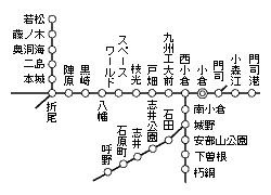 （8）北九州市内の図