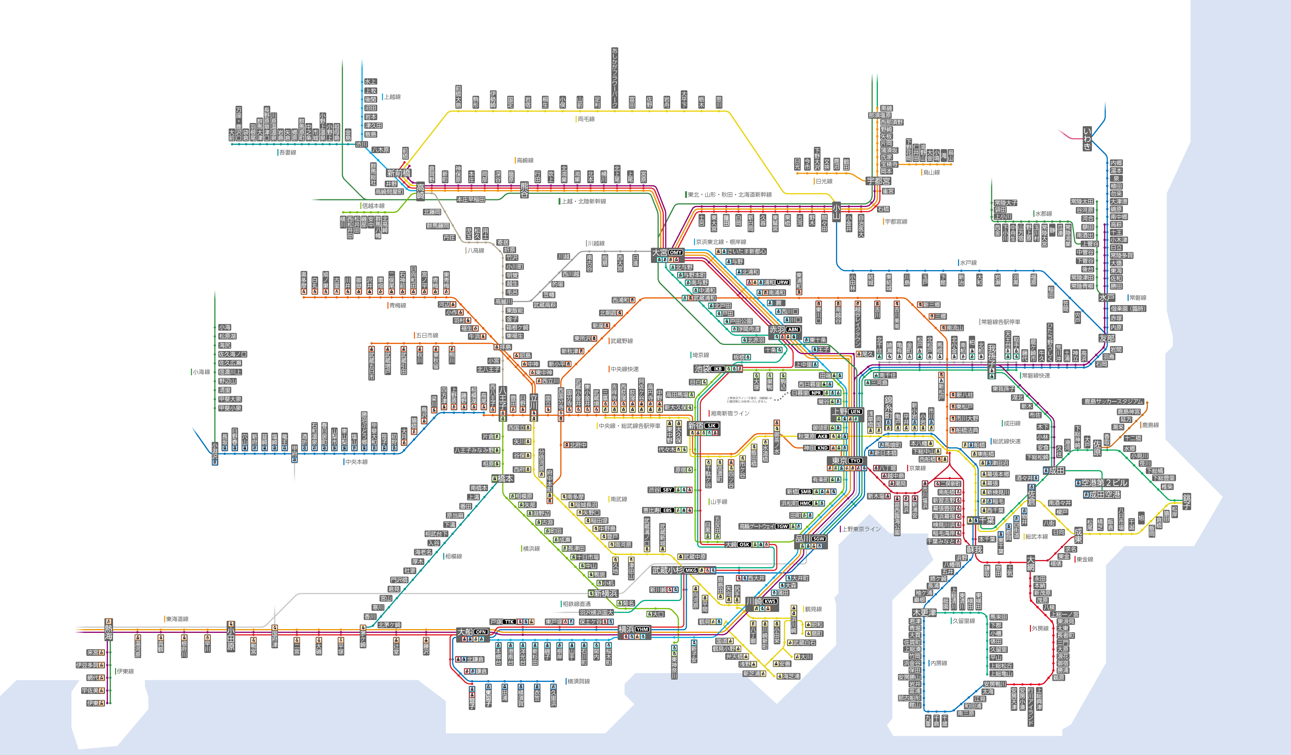 路線図 Jr東日本