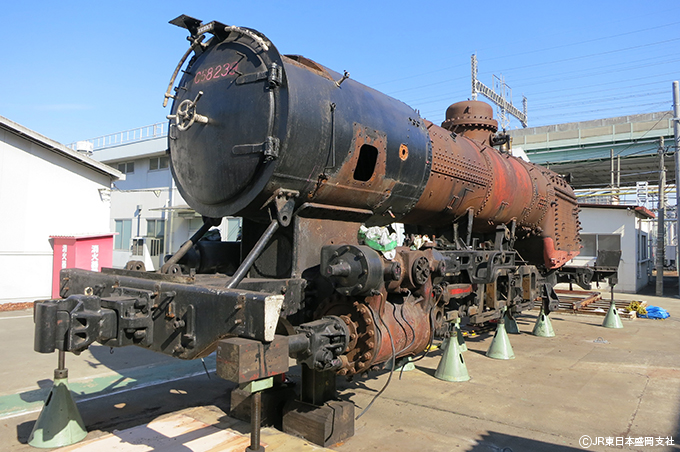 ＪＲ東日本大宮総合車両センターのＣ58 239