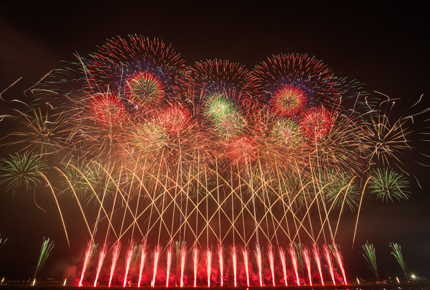 毎月花火が上がる！「大曲の花火」が面白い