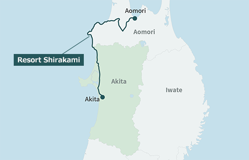 秋田の路線図