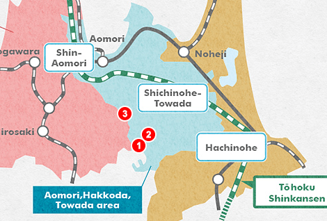 Plan du modèle d’excursion touristique d’Aomori