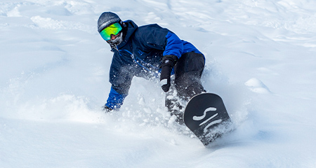 La meilleure neige de la région