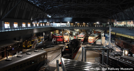 鉄道博物館の展示物は魅力いっぱい