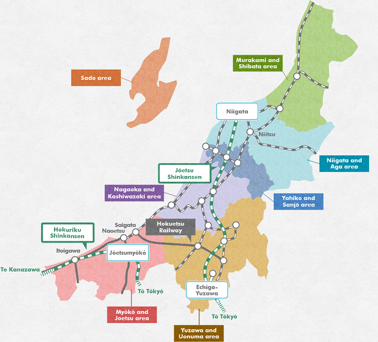 新潟・佐渡地图