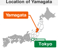 Location of Yamagata