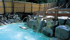 Fotografía del onsen de Zaō