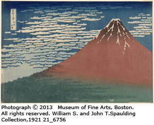 One of Hokusai's paintings