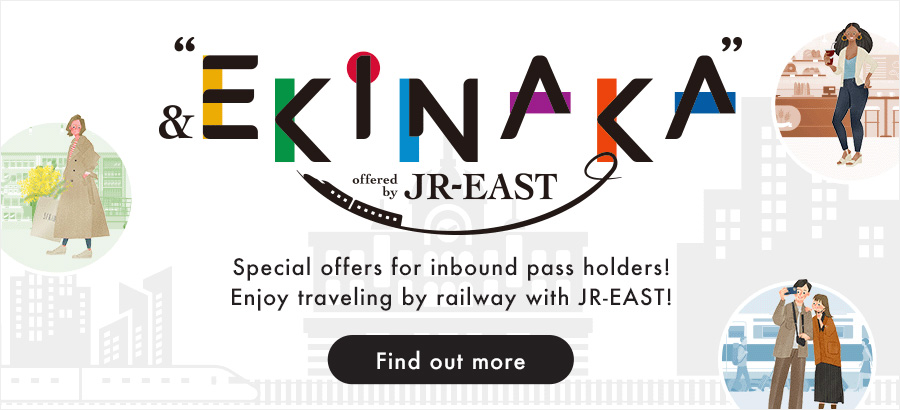 „&EKINAKA“, angeboten von JR-EAST