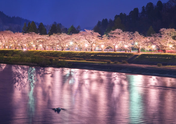 Hinokinai River Embankment