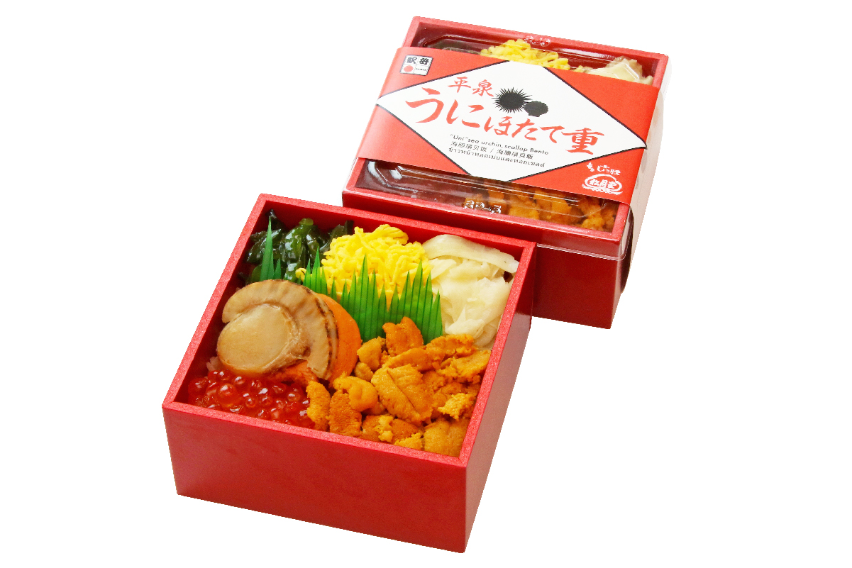 Hiraizumi sea urchin and scallop rice bowl looks delicious