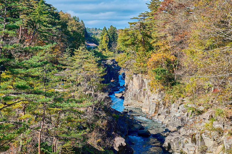 Genbikei Gorge in Autumn