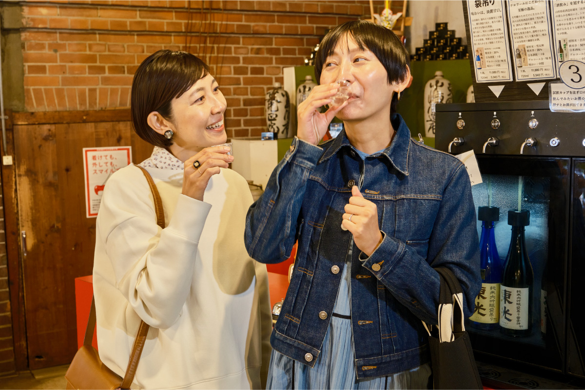 お酒の試飲　美味しそう