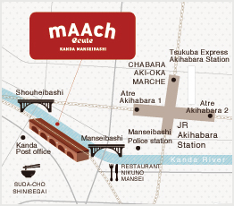 mAAch ecute KANDA MANSEIBASHI Map