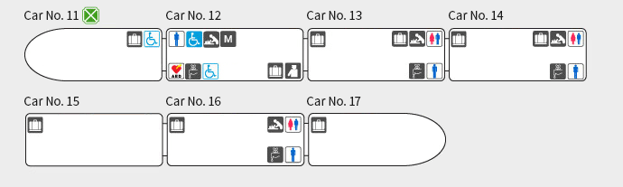 車両設備／座席イメージ