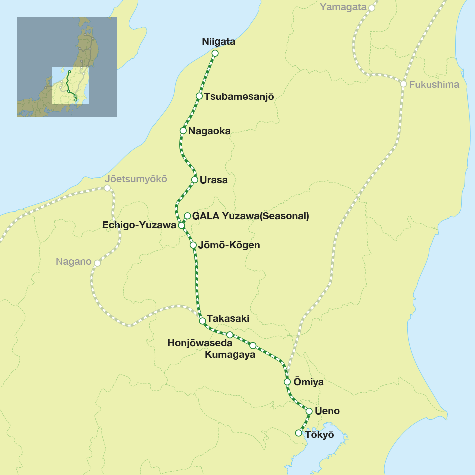 Train stops map