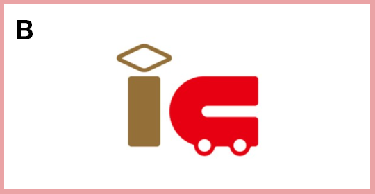 Image B: Logos of IC card transportation systems