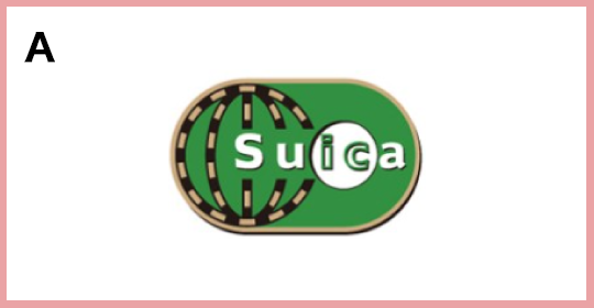 A Mark Suica Logo示意图