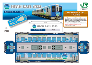 ペーパークラフトHIGH RAIL 1375