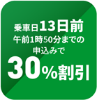 30%割引