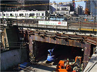 橋台（浜松町駅構内）の写真
