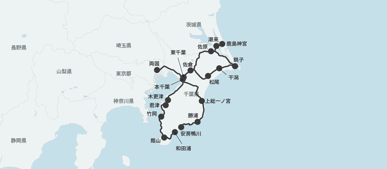 B.B.BASE route map