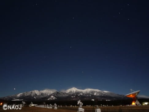 Photo: National Astronomical Observatory of Japan, Nobeyama Radio Observatory