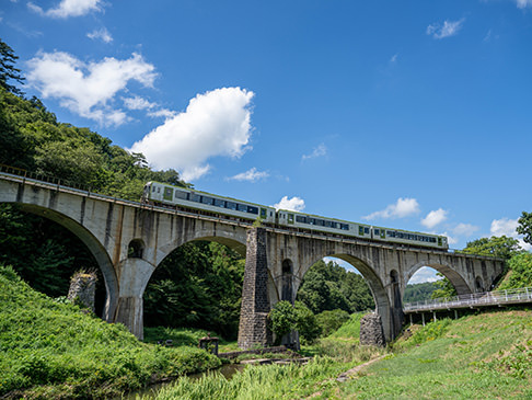 めがね橋（宮守川橋りょう）