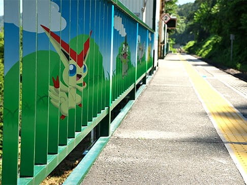 写真：猊鼻渓駅