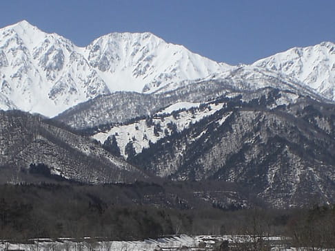 写真：白馬三山