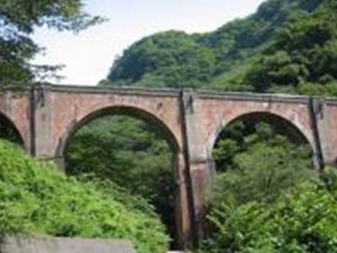 写真:めがね橋(碓氷第三橋梁)