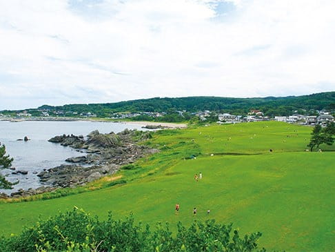 写真：種差海岸天然芝生地