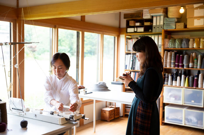 佐藤孔代さんと工房