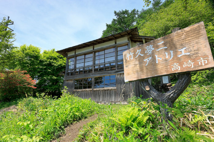 夢二が過ごしたアトリエ兼住居を復元したもの