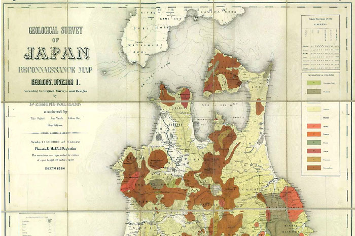 ナウマン地質図