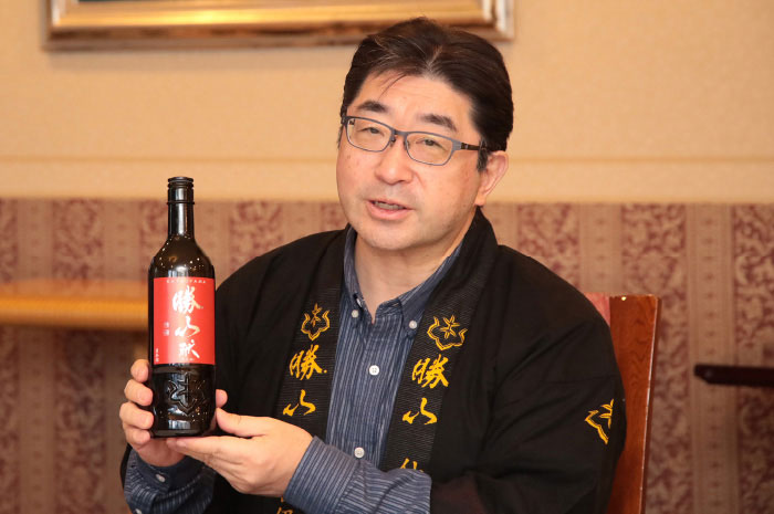 勝山酒造の伊澤平藏さんの写真