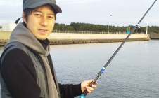 釣りの写真です、千葉で海釣りをしている時に撮影しました。