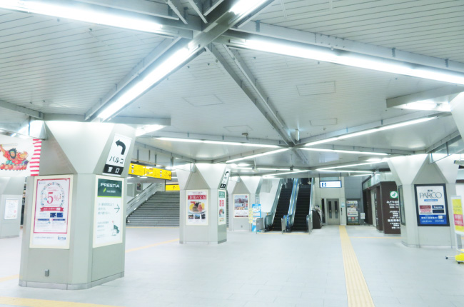 駅舎の天井耐震工事(浦和駅)