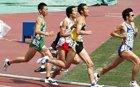 1500m7位入賞の長谷川選手